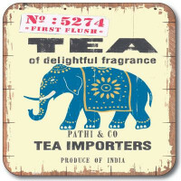 Untersetzer Untersetzer Tea Importer