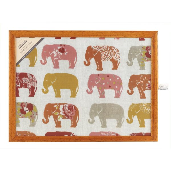 Knietablett mit Kissen Elephant