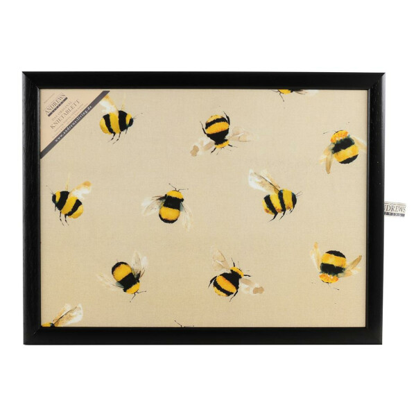 Andrew´s Knietablett Laptray mit Kissen Tablett für Laptop Bumblebee