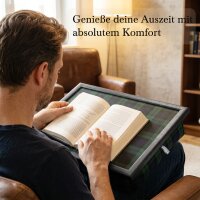 Knietablett mit Kissen Blackwatch Allover
