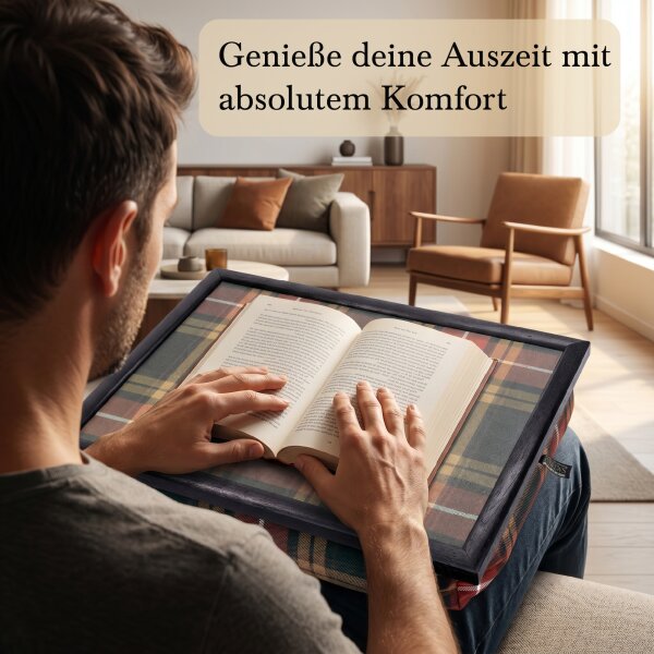 Knietablett mit Kissen Buchanan Allover
