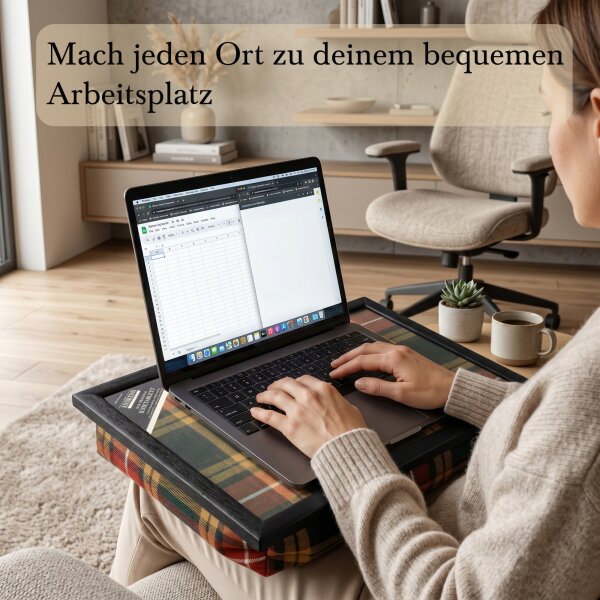Knietablett mit Kissen Buchanan Allover