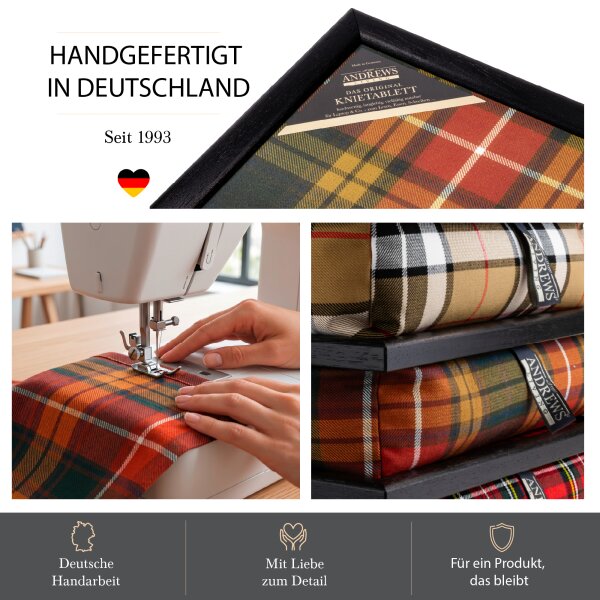 Knietablett mit Kissen Buchanan Allover