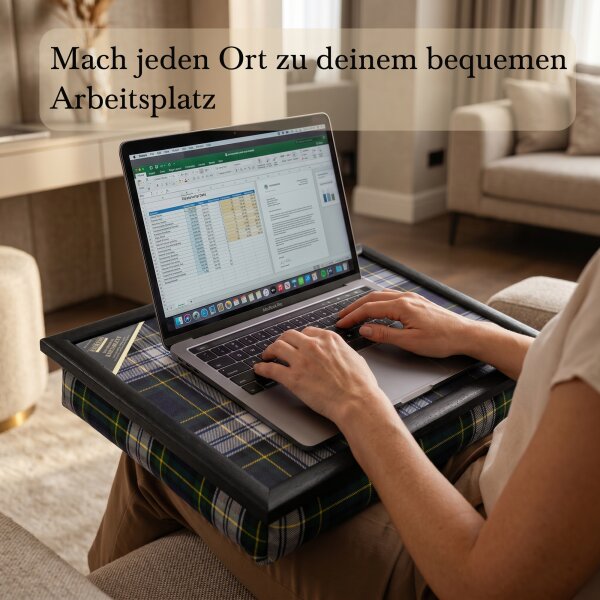 Knietablett mit Kissen Dress Gordon Allover
