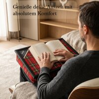 Knietablett mit Kissen Royal Stewart Allover