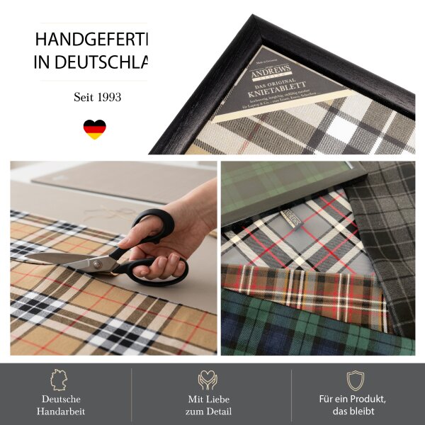 Knietablett mit Kissen Thomson Camel Allover