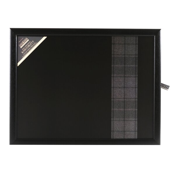 Knietablett mit Kissen Grey Highlander Stripe