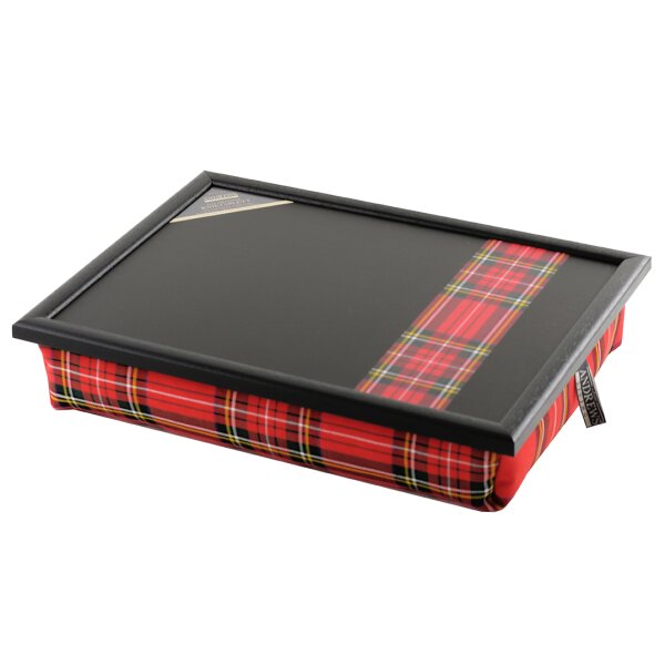 Knietablett mit Kissen Royal Stewart Stripe