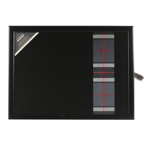 Knietablett mit Kissen Thomson Grey Small Stripe