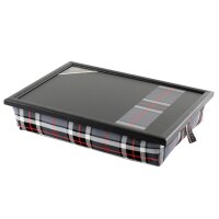 Knietablett mit Kissen Thomson Grey Small Stripe