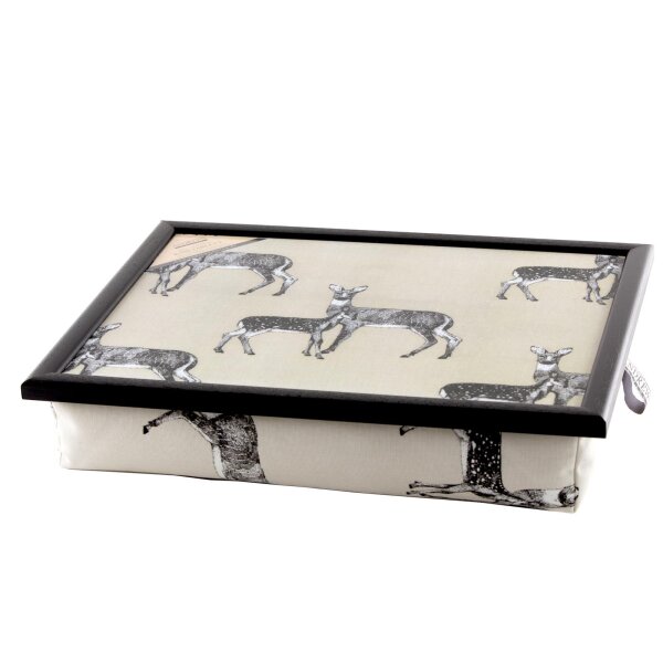 Knietablett mit Kissen Deer