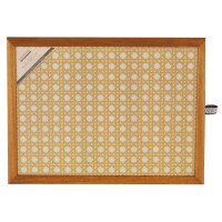 Andrews Living Knietablett mit Kissen Wiener Geflecht