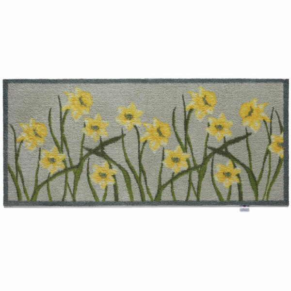 Hug Rug Design Fu&szlig;matte lang 65 X 150 cm Narzissen &ndash; Daffodil 1