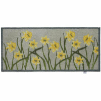 Hug Rug Design Fußmatte lang 65 X 150 cm Narzissen – Daffodil 1