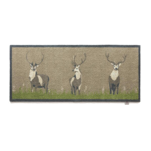 Hug Rug Design Fußmatte lang 65 X 150 cm Hirsche – Deer 1