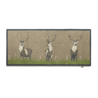 Hug Rug Design Fußmatte lang 65 X 150 cm Hirsche – Deer 1
