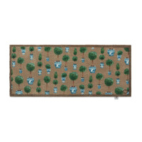 Hug Rug Design Fußmatte lang 65 X 150 cm Pflanztöpfe - Topiary 30