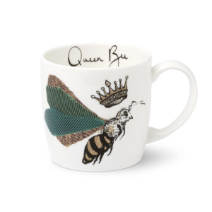Kaffeebecher Fine Bone China Anna Wright "Queen Bee" Made in England