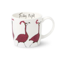 Kaffeebecher Fine Bone China Anna Wright &quot;Friday Night&quot; Made in England