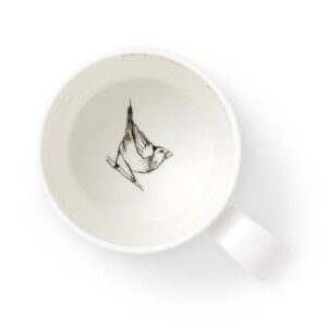 Kaffeebecher Fine Bone China Anna Wright "Midlife Crisis" Made in England