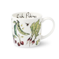Kaffeebecher Fine Bone China Anna Wright "Rich Pickings" Made in England