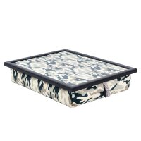 Knietablett mit Kissen Camouflage Creme