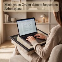 Knietablett mit Kissen Dandelion Creme