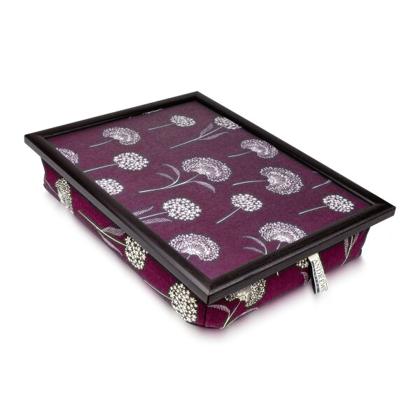 Knietablett mit Kissen Dandelion Bordeaux