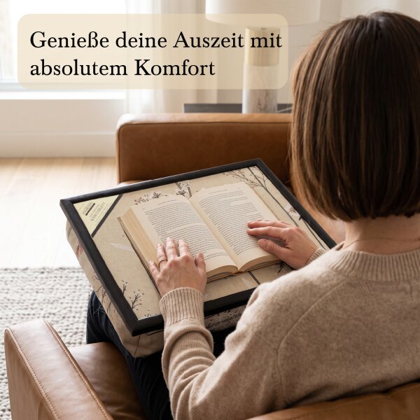 Knietablett mit Kissen Spring
