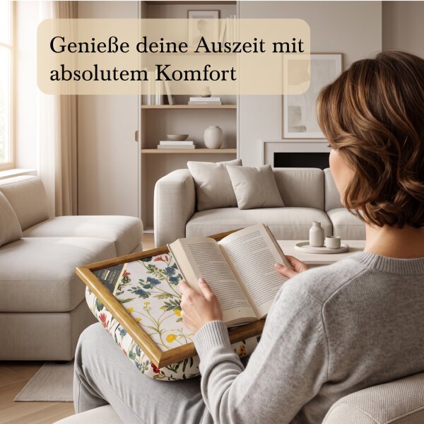 Knietablett mit Kissen Meadow Flowers