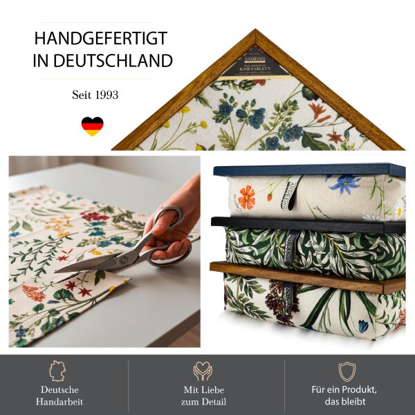 Knietablett mit Kissen Meadow Flowers