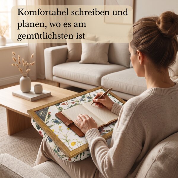 Knietablett mit Kissen Meadow Flowers