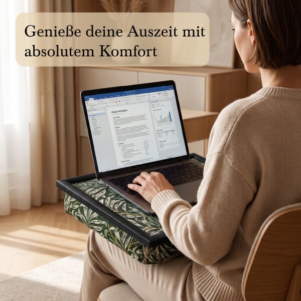 Knietablett mit Kissen Willow