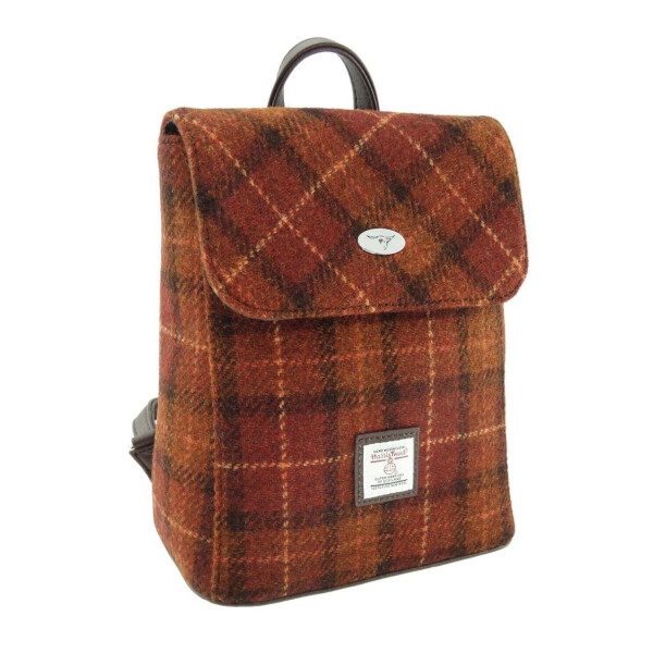 Glen Appin- Harris Tweed Mini Backpack Tummel