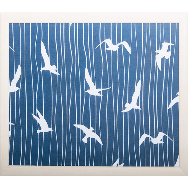 Knietablett mit Kissen Seagulls Allover