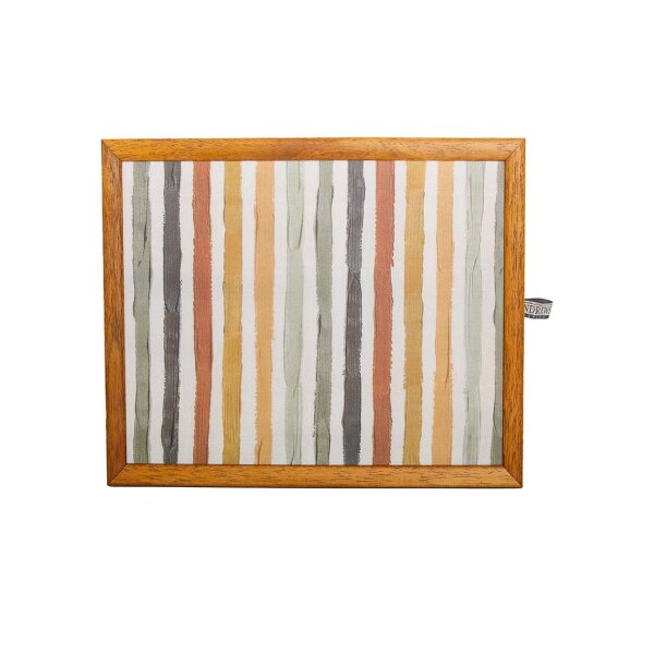 Knietablett mit Kissen Painted Stripes