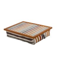 Knietablett mit Kissen Painted Stripes