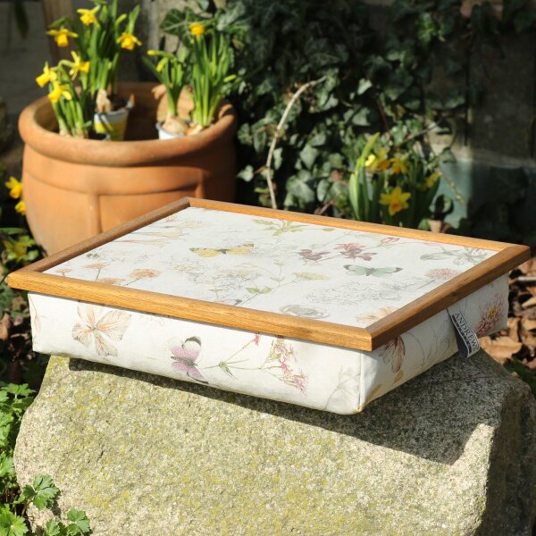 Knietablett mit Kissen Butterflies