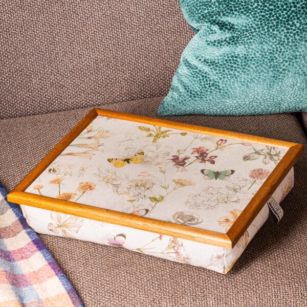 Knietablett mit Kissen Butterflies