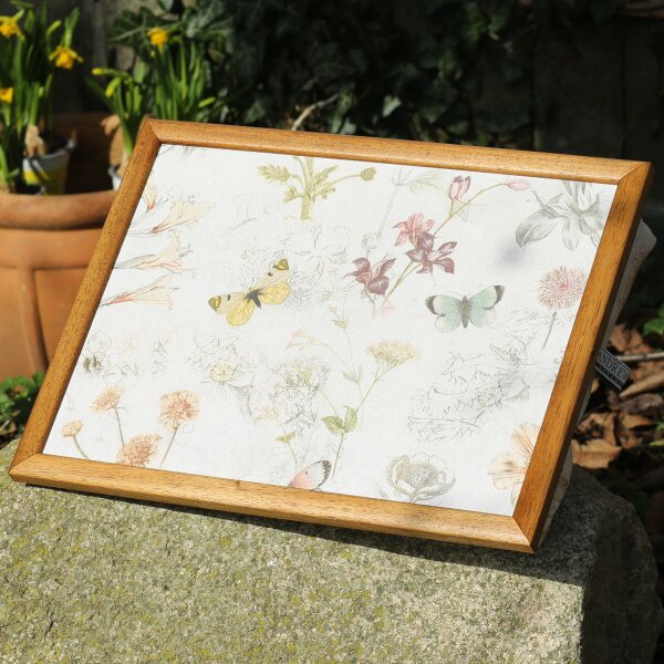 Knietablett mit Kissen Butterflies