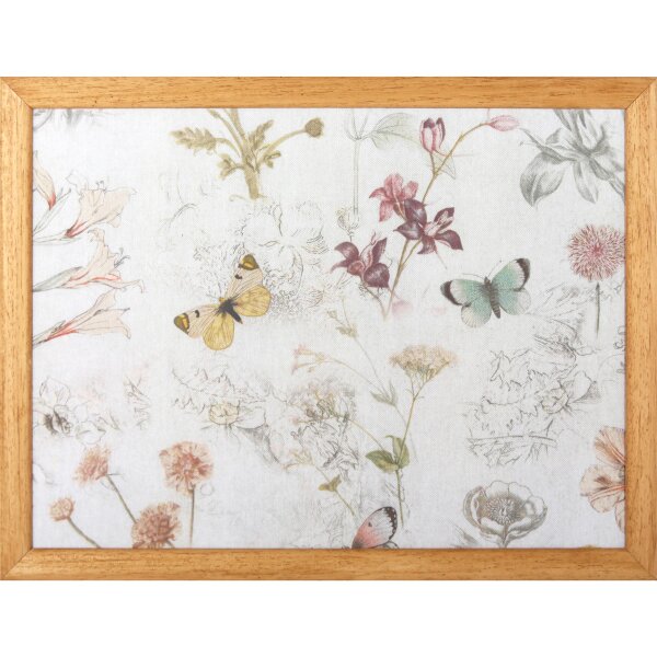 Knietablett mit Kissen Butterflies