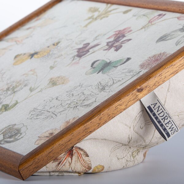 Knietablett mit Kissen Butterflies
