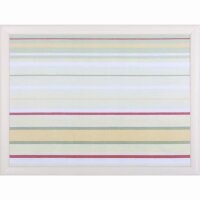 Andrews Living Knietablett mit Kissen Yellow Stripe