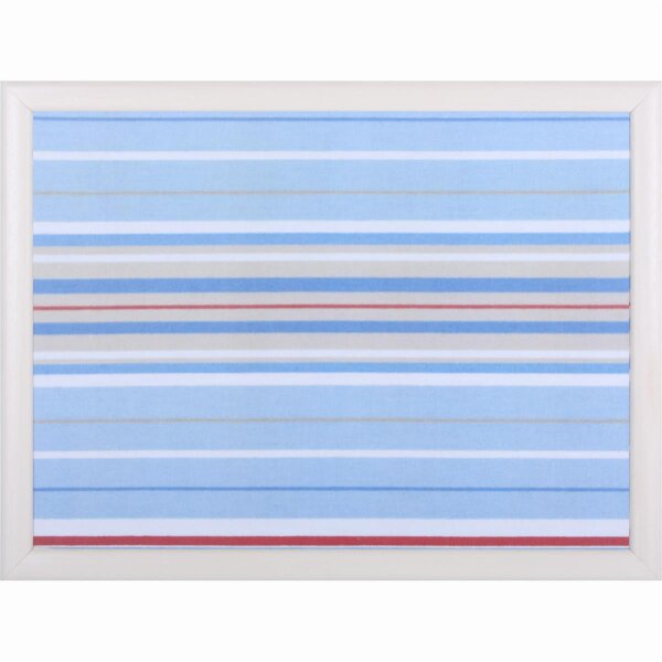 Knietablett mit Kissen Blue Stripe