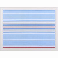 Knietablett mit Kissen Blue Stripe