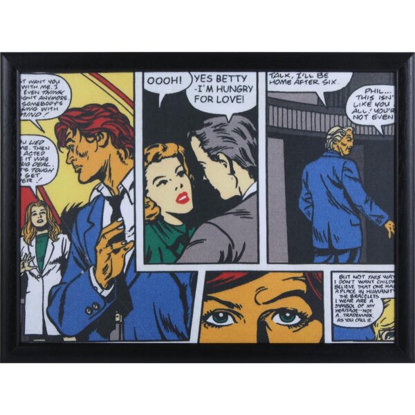 Knietablett mit Kissen Comic