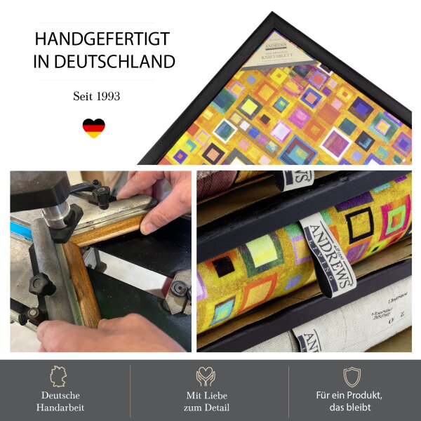 Knietablett mit Kissen Cubic Art