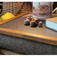 Premium Knietablett mit Kissen - Cheviot Moorland