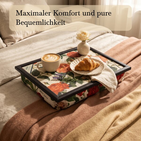 Knietablett mit Kissen Classic Rose