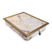 Knietablett mit Kissen Dried Flowers